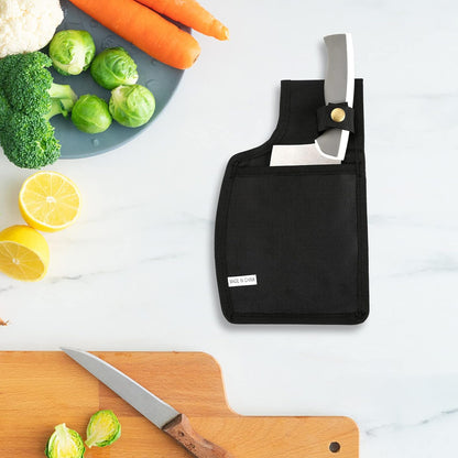 Cleaver Sheath,Universal Wide Knife Protectors,Durable Butcher Chef Knife Edge Guards,Heavy Duty Cleaver Covers Cleavers Sleeve Holds Your Meat Cleavers Up To 10”Long And 5”Width (Army Green)