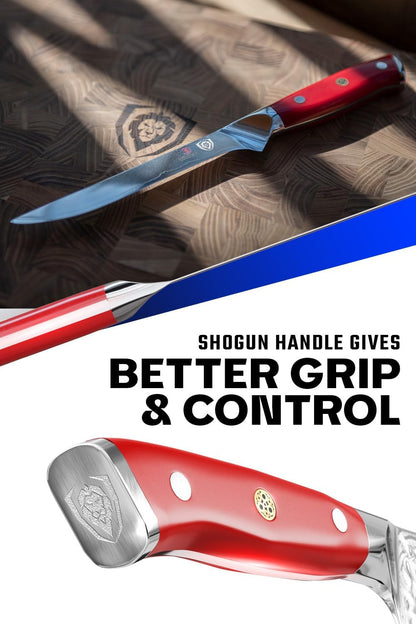6" Boning Knife - Crimson Red Handle