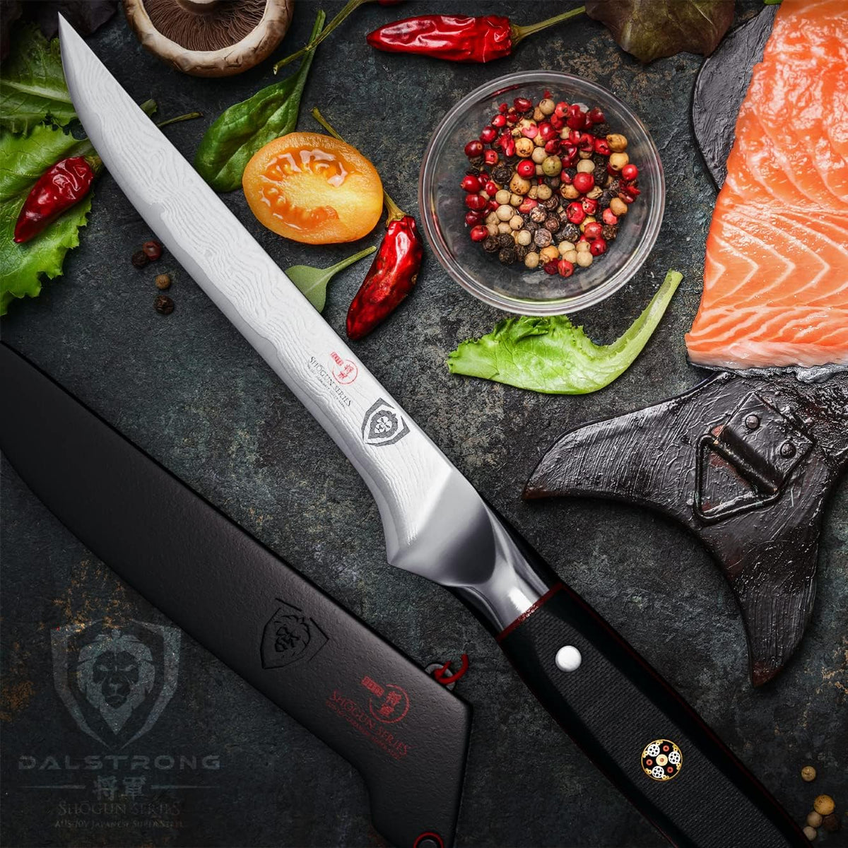 6" Boning Knife - Crimson Red Handle