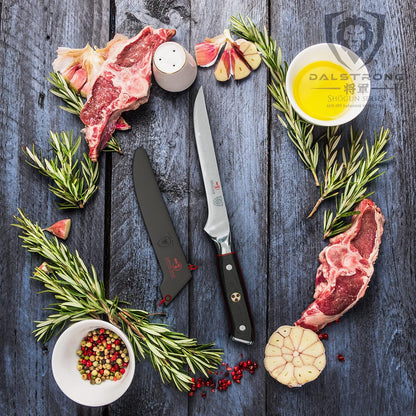 6" Boning Knife - Crimson Red Handle