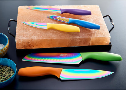 Kitchen Essentials Kitchen Tools & Cutlery Collection, Kitchen Accessories & Cutlery, Printed Paring Knife Set, 3-Piece