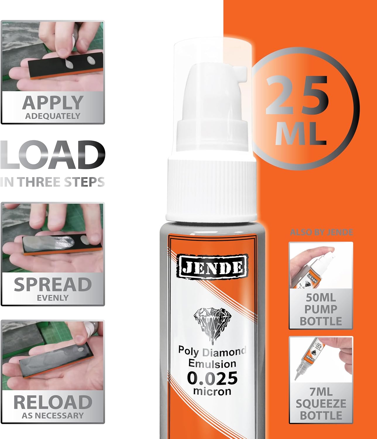 0.025 Micron Poly Diamond Stropping Emulsion 25ml | Knife Stropping compound