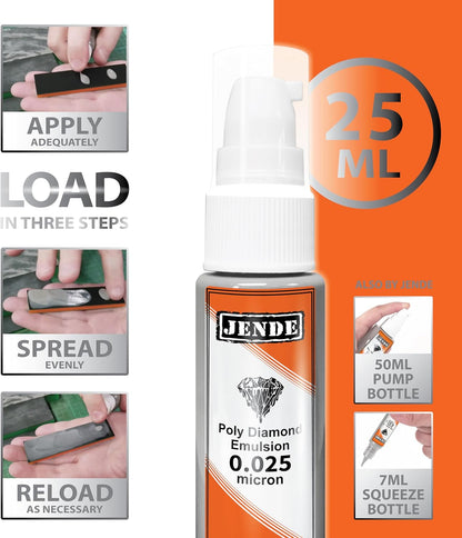 0.025 Micron Poly Diamond Stropping Emulsion 25ml | Knife Stropping compound