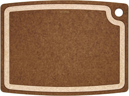 Gourmet Series Cutting Board with Juice Groove, 19.5-Inch by 15-Inch, Natural/Slate
