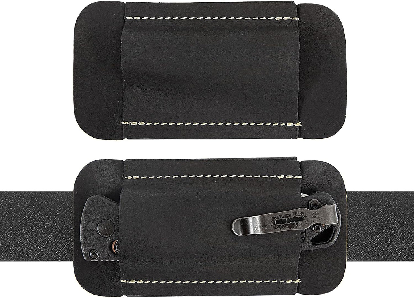 Knife Sheath,Leather Knife Sheath for Belt,Horizontal Carry Pocket Knife Holder,EDC Belt Organizer,Handmade Compact Draw Knife Holster,EDC Pocket Organizer,Sheath for Folding Knife,Gifts for Men
