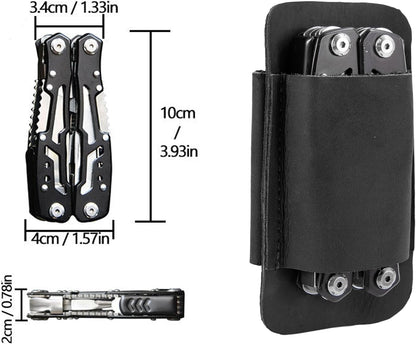 Knife Sheath,Leather Knife Sheath for Belt,Horizontal Carry Pocket Knife Holder,EDC Belt Organizer,Handmade Compact Draw Knife Holster,EDC Pocket Organizer,Sheath for Folding Knife,Gifts for Men