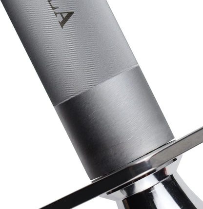 Sharpening Steel Knife Sharpener Rod Flat 12 Inches Honing Steel for Knives Dark