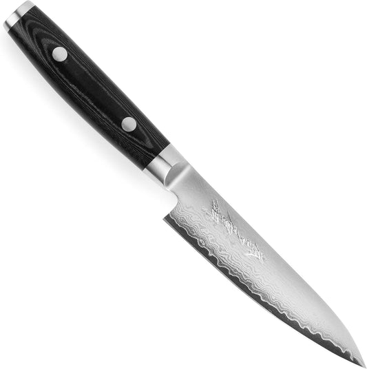 Ran Plus 4.75" Petty Knife - Made in Japan - 67 Layers VG10 Damascus