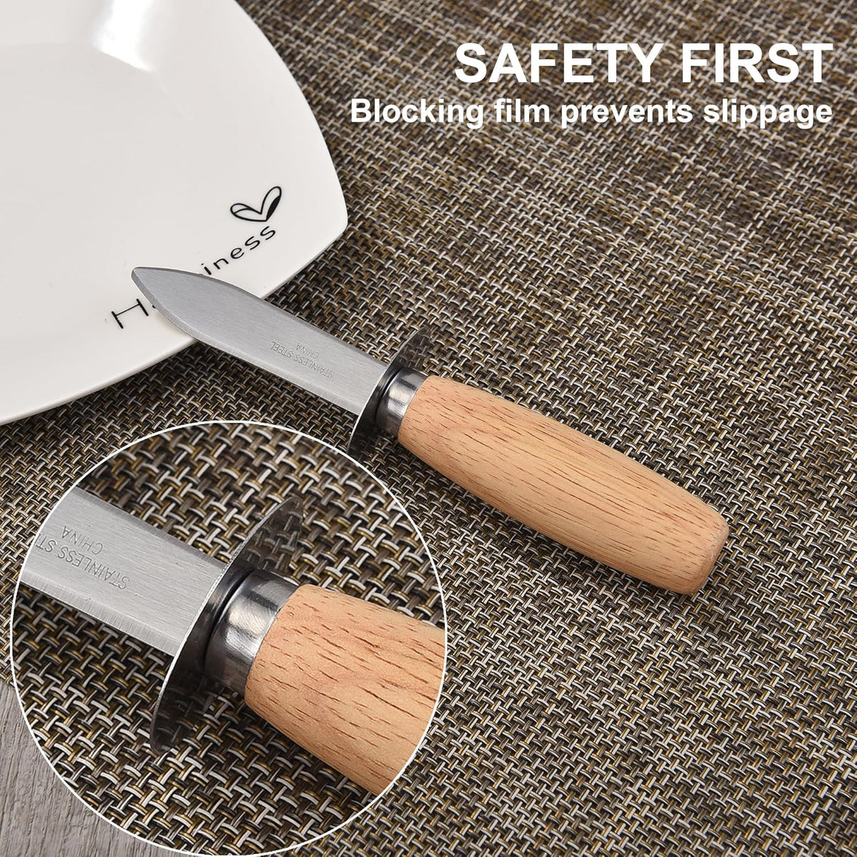 10Pcs Oyster Shucking Knife Bulk, Shucker and Opener Tool