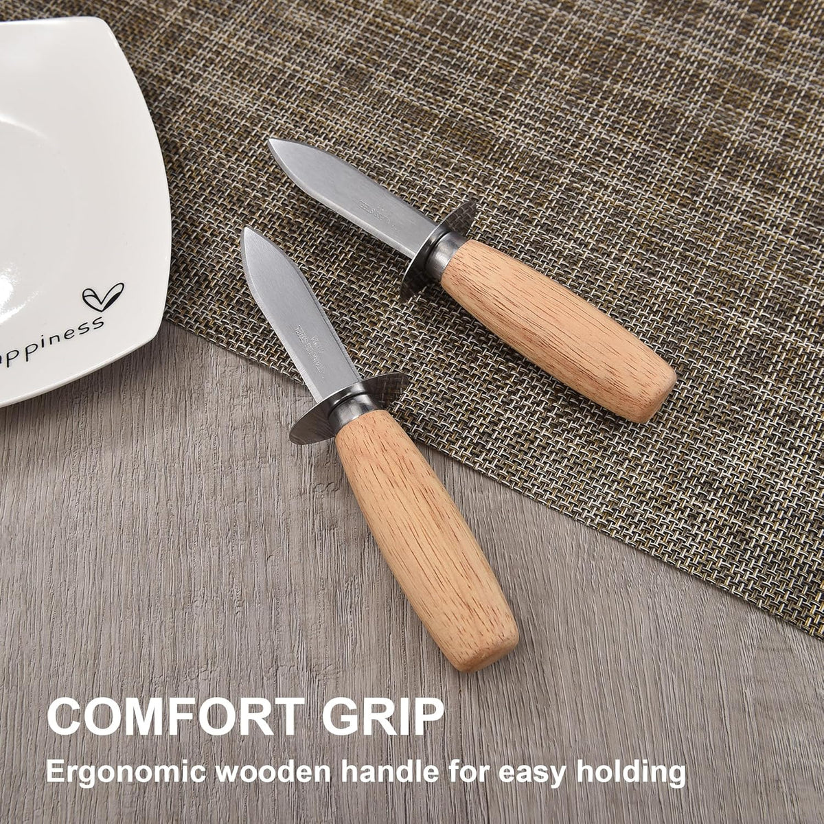 10Pcs Oyster Shucking Knife Bulk, Shucker and Opener Tool