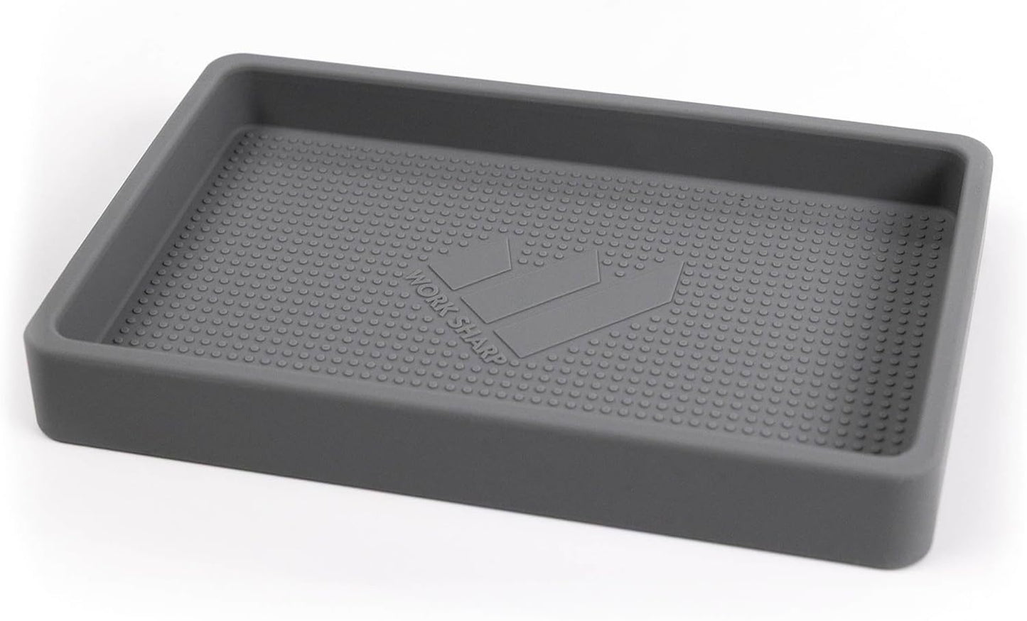Knife Valet Tray – Desktop & Work Station Organizer For Knives & Sharp Tools - Interior 4.625” x 7.3125” Exterior 5.1875 x 7.8125 – Stays Put With Secure Grip