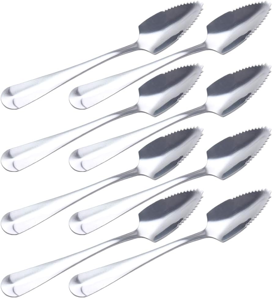 Grapefruit Spoons, Stainless Steel, 6-2/5-Inch, Set of 8