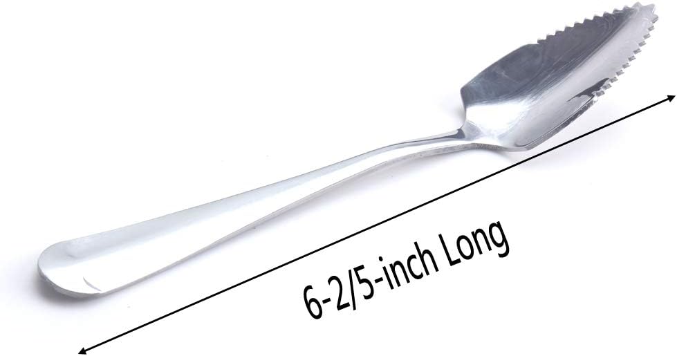 Grapefruit Spoons, Stainless Steel, 6-2/5-Inch, Set of 8