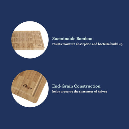 Thornwood 18 x 12 Inch Acacia Wood Cutting Board with Juice Grooves – Durable, Heavy Duty Chopping Board for Kitchen Prep