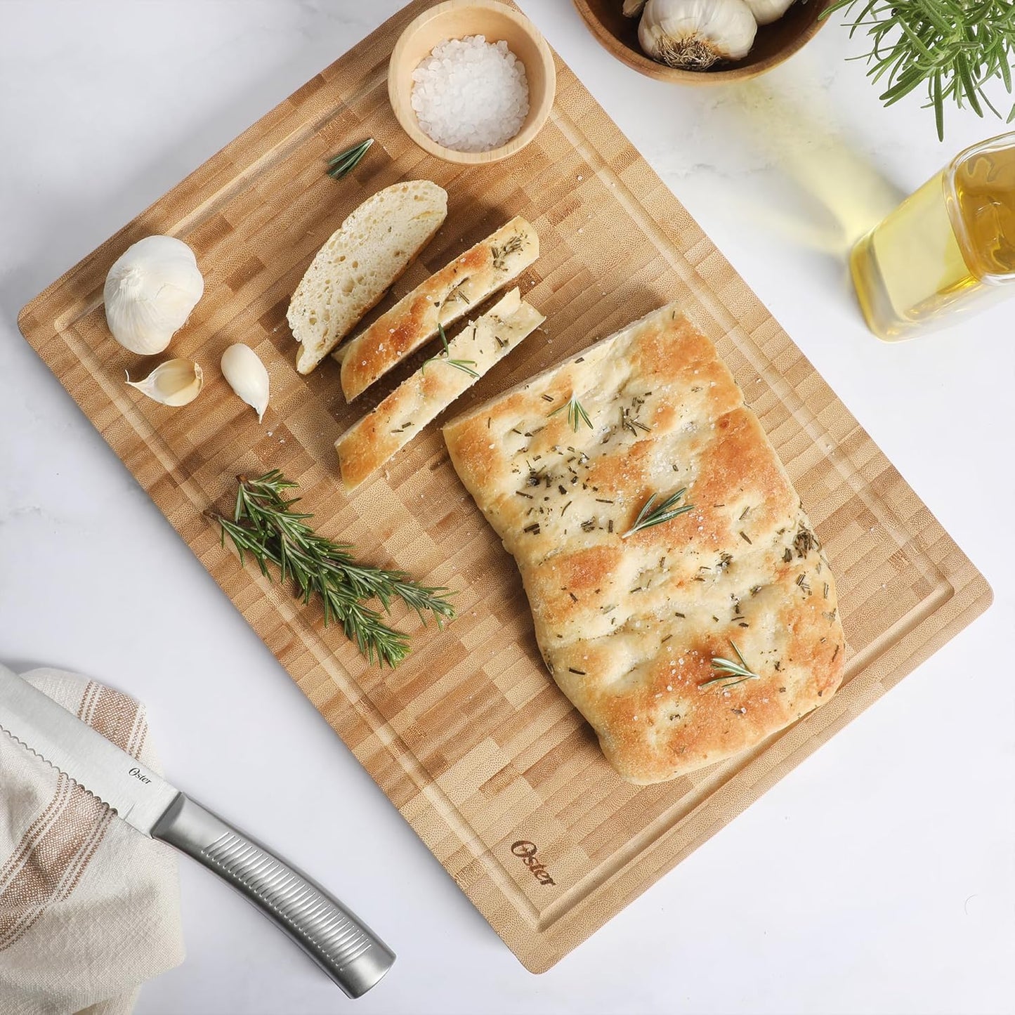 Thornwood 18 x 12 Inch Acacia Wood Cutting Board with Juice Grooves – Durable, Heavy Duty Chopping Board for Kitchen Prep