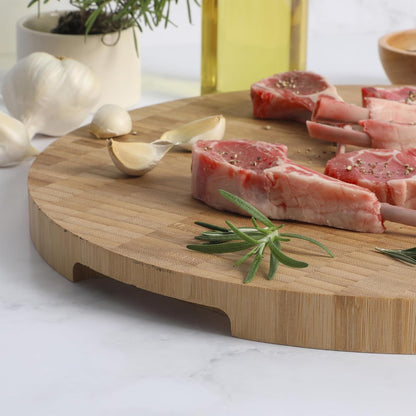 Thornwood 18 x 12 Inch Acacia Wood Cutting Board with Juice Grooves – Durable, Heavy Duty Chopping Board for Kitchen Prep