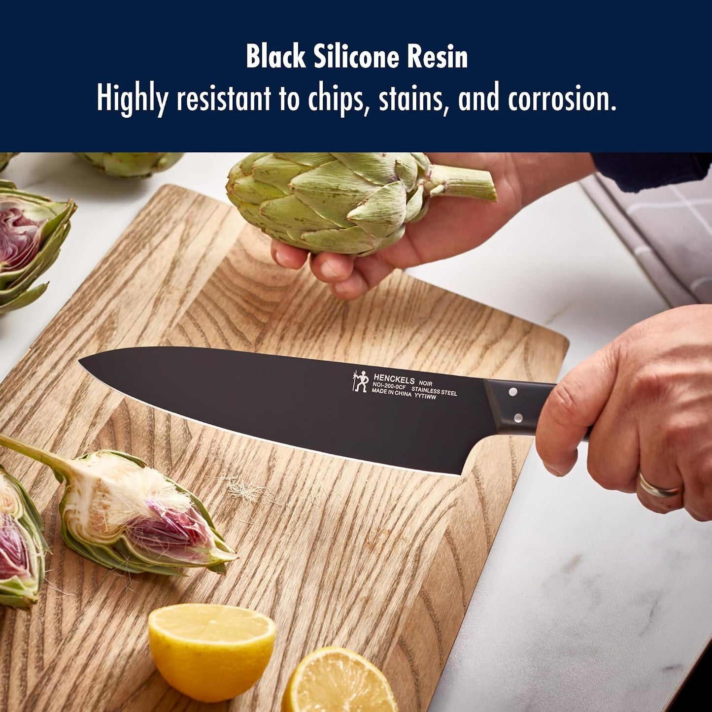 Solution Razor-Sharp 2-Piece Compact Chef Knife Set, German Engineered Knife Informed by over 100 Years of Mastery