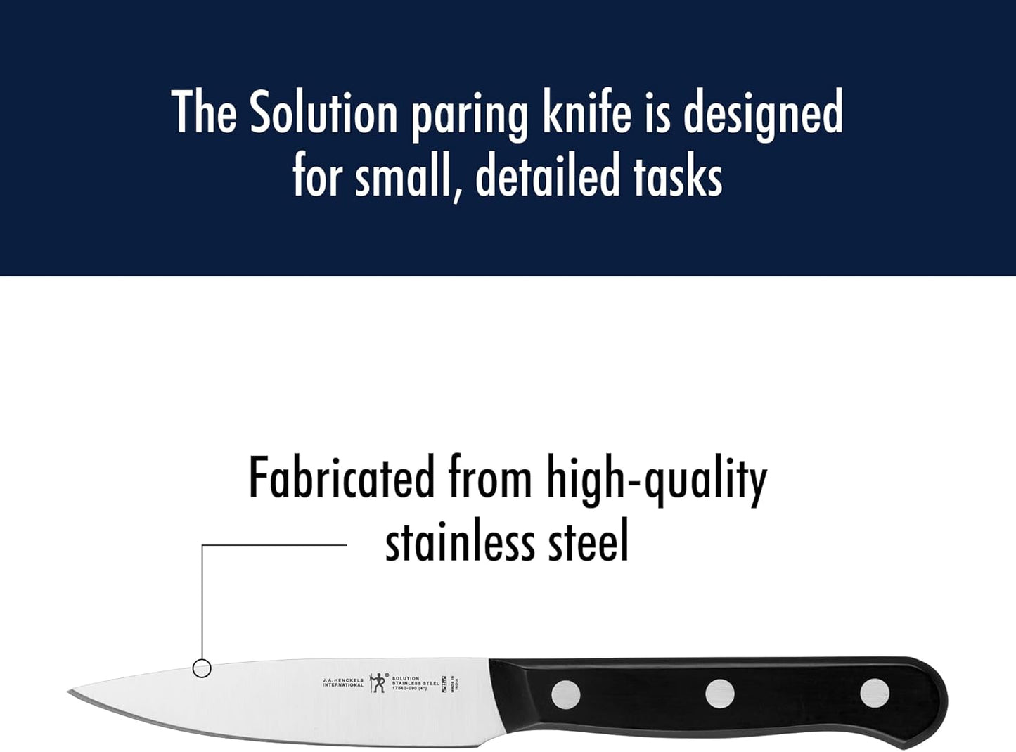 Solution Razor-Sharp 2-Piece Compact Chef Knife Set, German Engineered Knife Informed by over 100 Years of Mastery