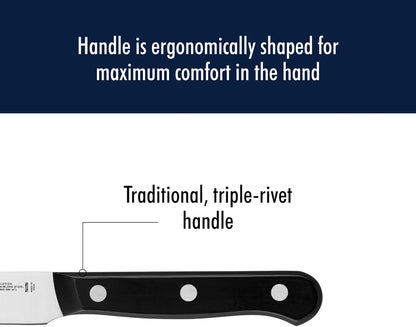 Solution Razor-Sharp 2-Piece Compact Chef Knife Set, German Engineered Knife Informed by over 100 Years of Mastery