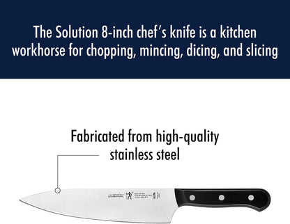 Solution Razor-Sharp 2-Piece Compact Chef Knife Set, German Engineered Knife Informed by over 100 Years of Mastery