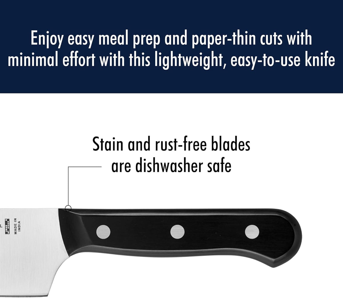 Solution Razor-Sharp 2-Piece Compact Chef Knife Set, German Engineered Knife Informed by over 100 Years of Mastery