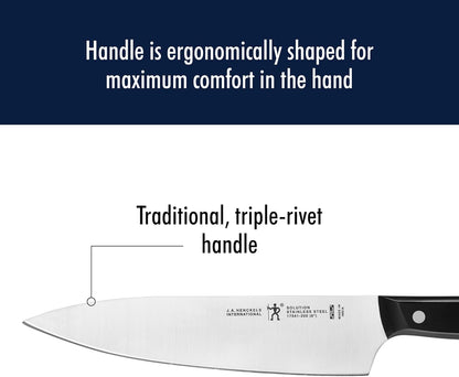 Solution Razor-Sharp 2-Piece Compact Chef Knife Set, German Engineered Knife Informed by over 100 Years of Mastery