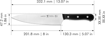 Solution Razor-Sharp 2-Piece Compact Chef Knife Set, German Engineered Knife Informed by over 100 Years of Mastery