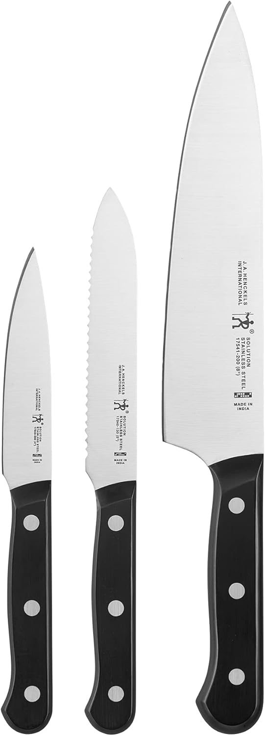 Solution Razor-Sharp 2-Piece Compact Chef Knife Set, German Engineered Knife Informed by over 100 Years of Mastery