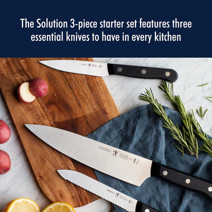 Solution Razor-Sharp 2-Piece Compact Chef Knife Set, German Engineered Knife Informed by over 100 Years of Mastery