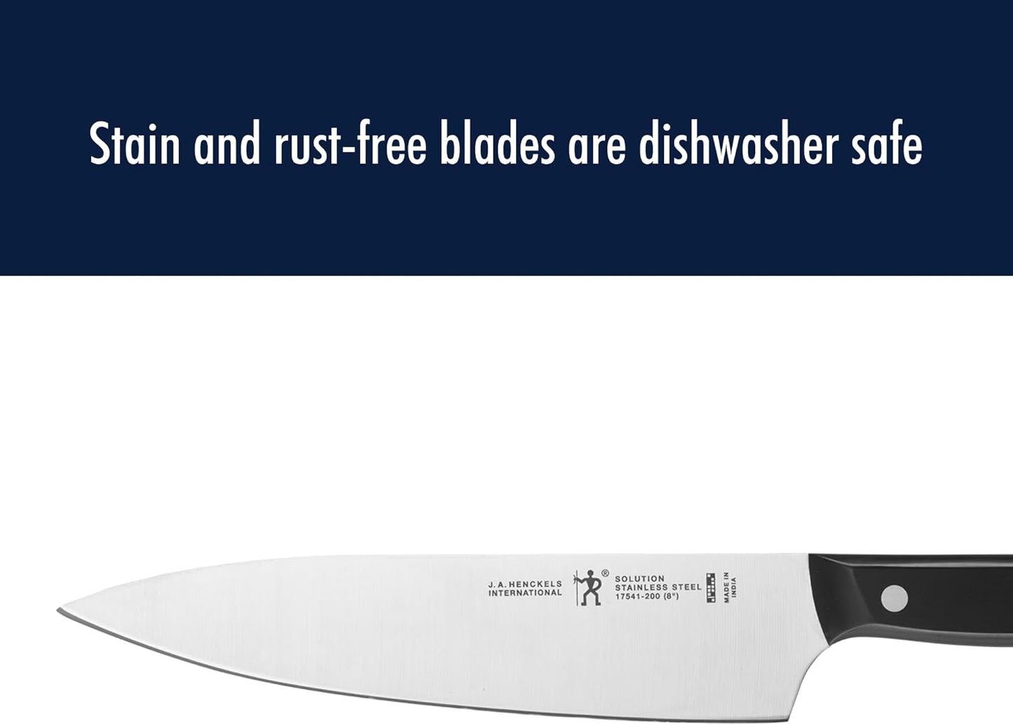Solution Razor-Sharp 2-Piece Compact Chef Knife Set, German Engineered Knife Informed by over 100 Years of Mastery