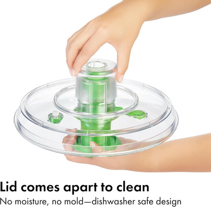 Good Grips Salad Spinner | Lettuce Spinner | Fruit Washer | Fruit Washing Bowl with Strainer | Vegetable Cleaner | Salad Cleaner | Lettuce Washer | 6.22 Quart Capacity