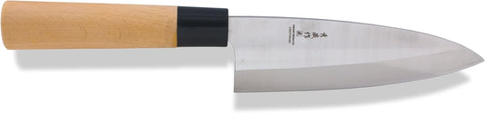 KN312 Deba Knife, 7", Silver