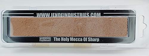 1x6 Rough Cow Leather Strop-5mm acrylic Mounted-fits to JIGS, Edge Pro, Hapstone and TSProf sharpener