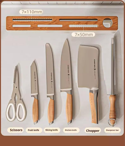 Kitchen Wall-Mounted Knife Holder - under Cabinet Knife Storage - Cabinet Door Knife Organizer – Hanging Knife Rack,Utensils holder,13 Inch