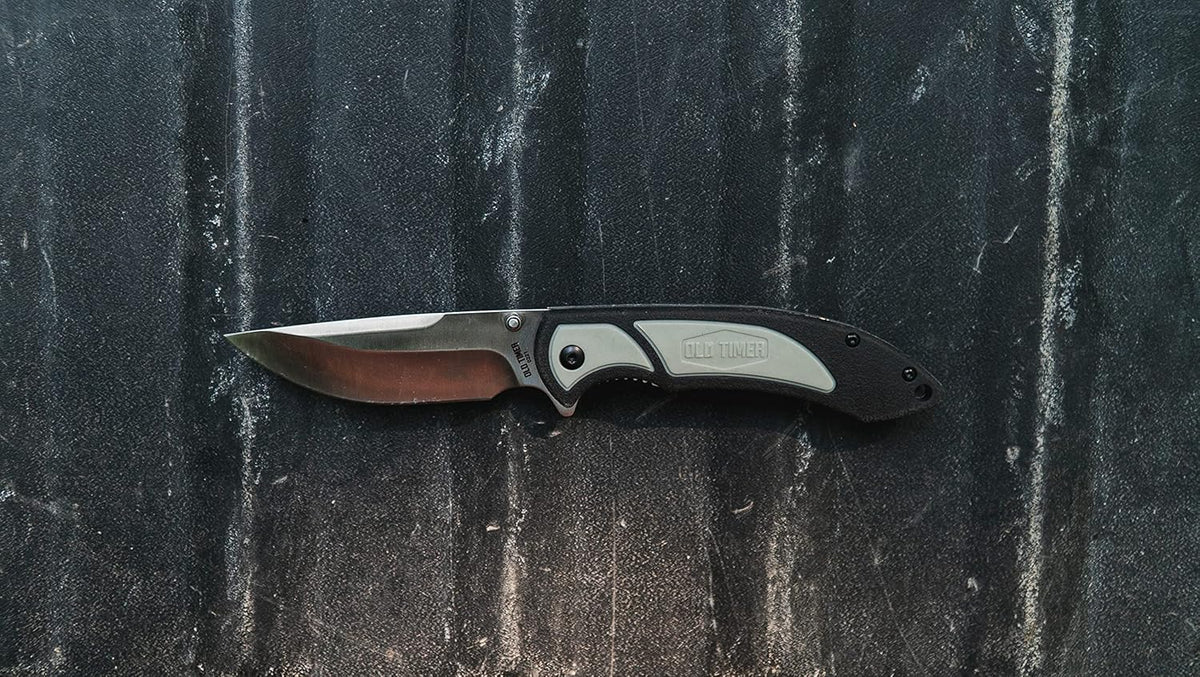 Trail Boss Game Shears with Heavy Duty Construction, Custom Molded Sheath, Spring-Assisted Opening, Bone Breaking Notch, and Safety Lock for Hunting, Cleaning Game, Camping, and Outdoors