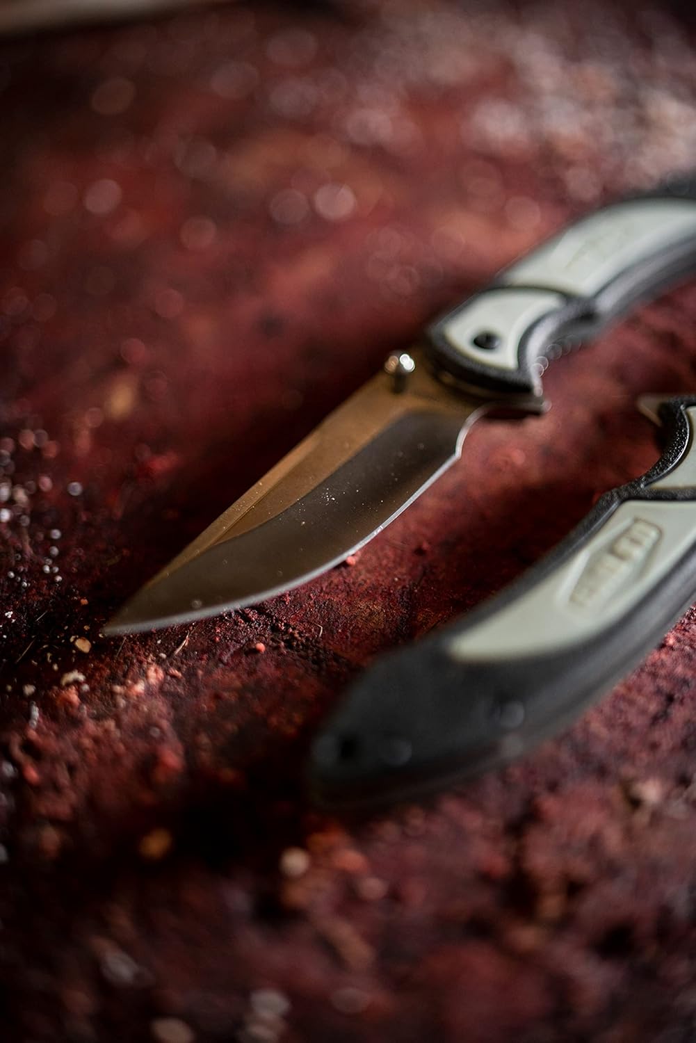 Trail Boss Game Shears with Heavy Duty Construction, Custom Molded Sheath, Spring-Assisted Opening, Bone Breaking Notch, and Safety Lock for Hunting, Cleaning Game, Camping, and Outdoors