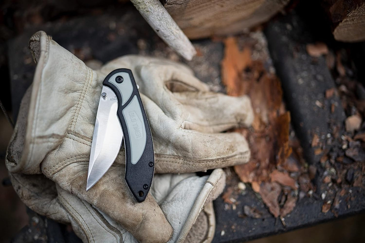 Trail Boss Game Shears with Heavy Duty Construction, Custom Molded Sheath, Spring-Assisted Opening, Bone Breaking Notch, and Safety Lock for Hunting, Cleaning Game, Camping, and Outdoors