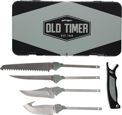 Trail Boss Game Shears with Heavy Duty Construction, Custom Molded Sheath, Spring-Assisted Opening, Bone Breaking Notch, and Safety Lock for Hunting, Cleaning Game, Camping, and Outdoors