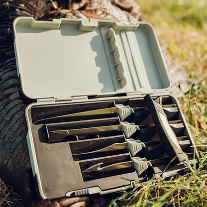 Trail Boss Game Shears with Heavy Duty Construction, Custom Molded Sheath, Spring-Assisted Opening, Bone Breaking Notch, and Safety Lock for Hunting, Cleaning Game, Camping, and Outdoors
