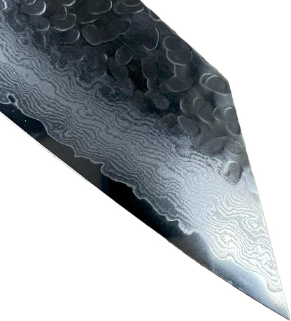 Sakai Hammered Damascus 33 Layer Vg-10 Kiritsuke Kengata Gyuto Knife 190