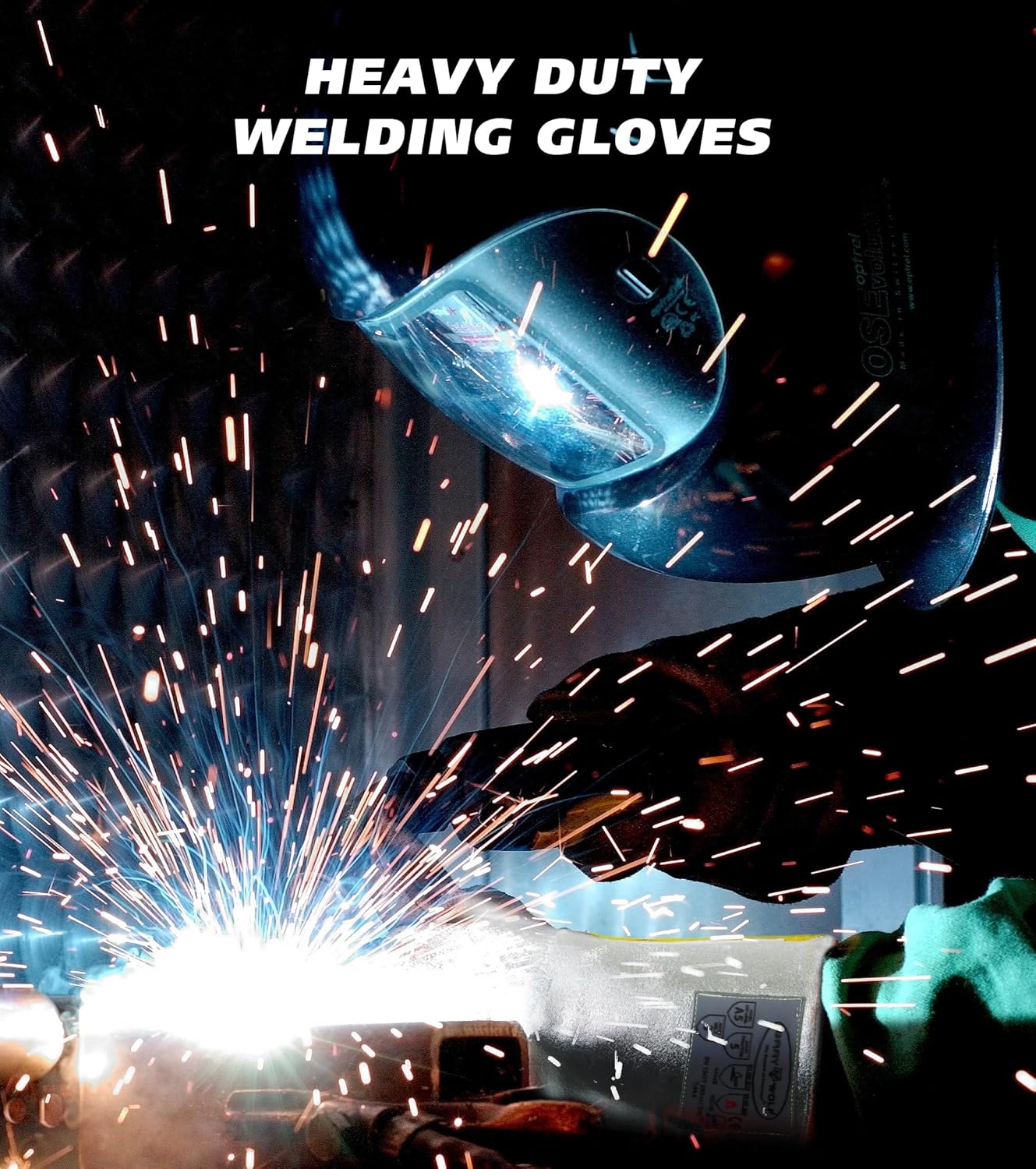 ® Graywolf® Kevlar Aluminized Heat Resistant Welding Glove/Large/1472°F │Fire Gloves│Kevlar Gloves│High Heat │Foundry glove│