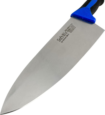 SoftBlu Kitchen Knifes, X50CrMoV15 German Stainless Steel, Non-Slip Soft Grip Handle, Professional (Boning Knife, Wide, 6")