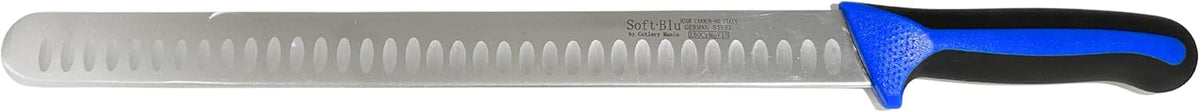 SoftBlu Kitchen Knifes, X50CrMoV15 German Stainless Steel, Non-Slip Soft Grip Handle, Professional (Boning Knife, Wide, 6")