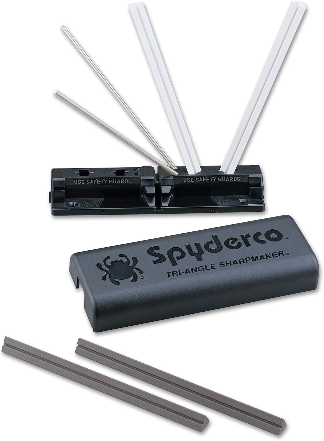 Tri-Angle Premium Sharpmaker Set with DVD and Two Sets of Alumina Ceramic Stones - 204MF OPEN BOX