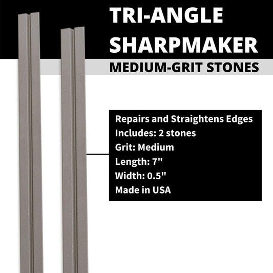 Tri-Angle Premium Sharpmaker Set with DVD and Two Sets of Alumina Ceramic Stones - 204MF OPEN BOX