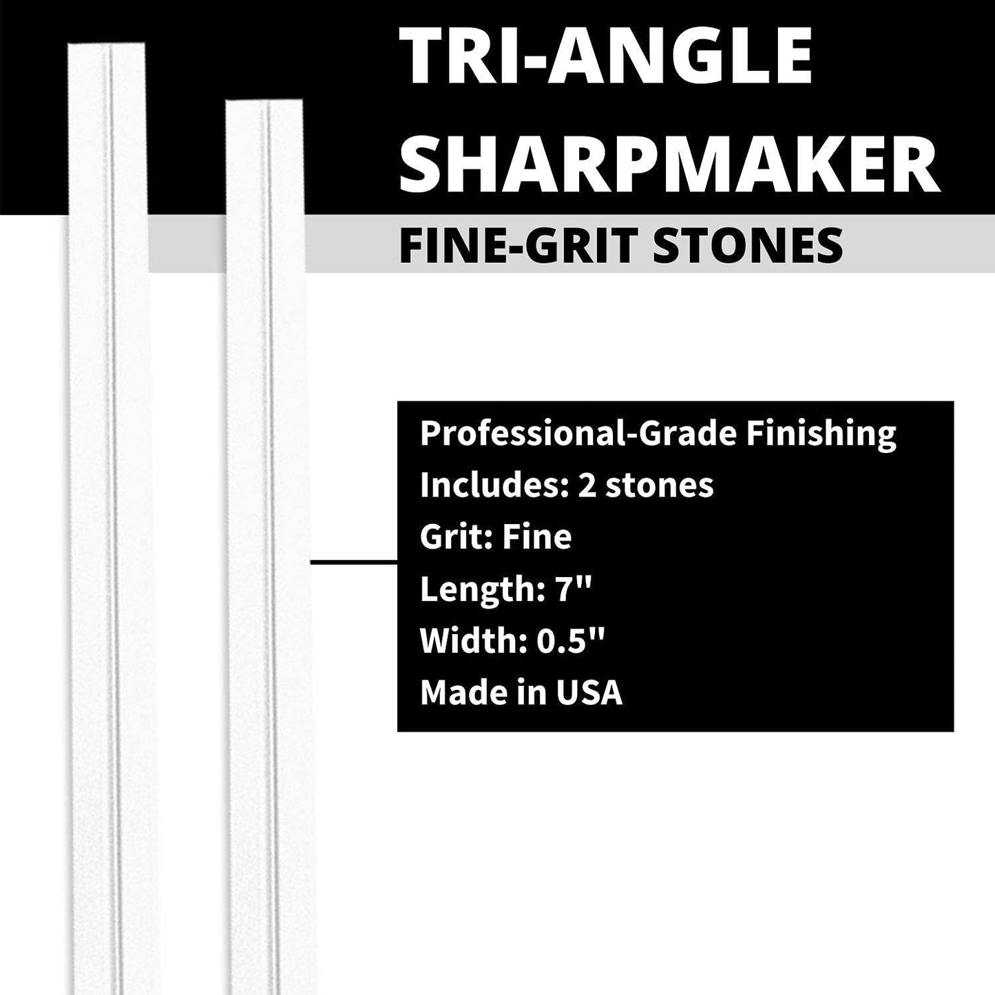 Tri-Angle Premium Sharpmaker Set with DVD and Two Sets of Alumina Ceramic Stones - 204MF OPEN BOX