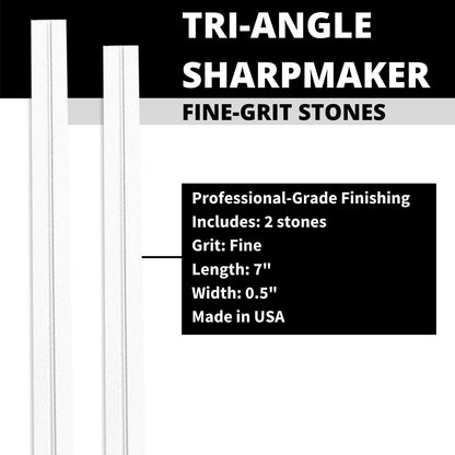 Tri-Angle Premium Sharpmaker Set with DVD and Two Sets of Alumina Ceramic Stones - 204MF OPEN BOX
