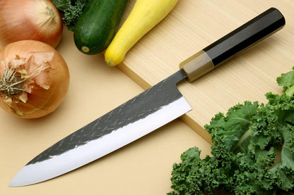 Yoshihiro Kurouchi Stainless Clad High Performance SLD Gyuto Chefs Knife (9.5"(240mm) & Saya)