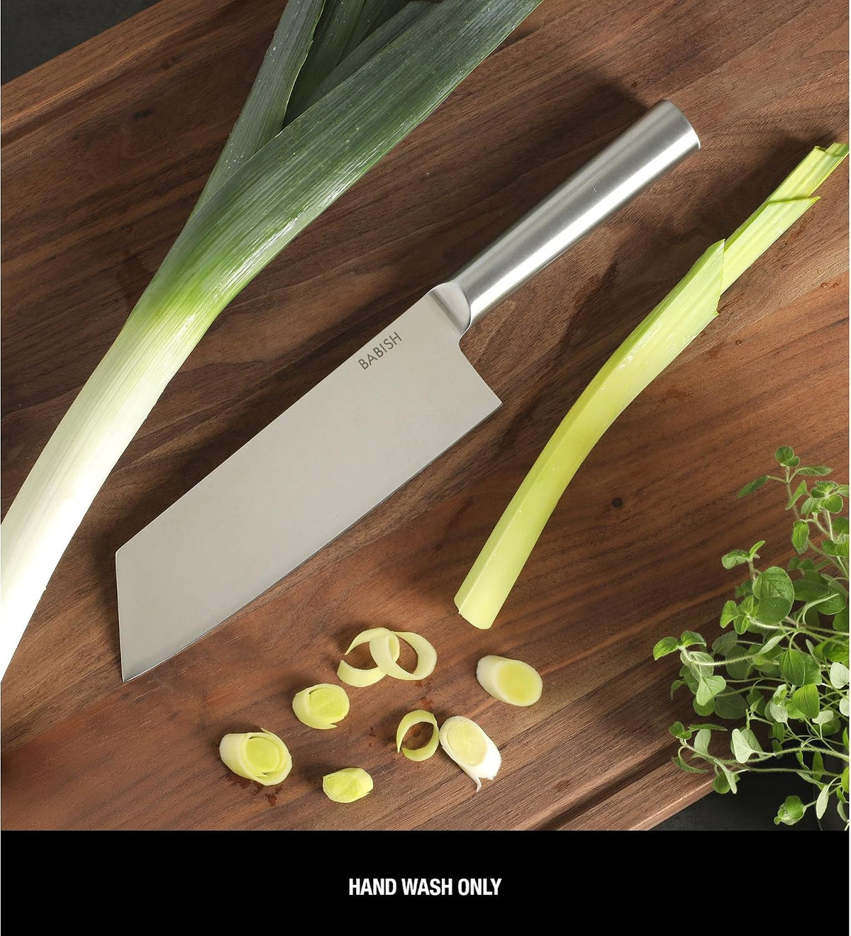 7.5-Inch Clef Knife – High-Carbon 1.4116 German Steel Kitchen Knife, Chef & Cleaver Hybrid for Chopping, Slicing & Prep, Full-Tang, Razor Sharp, Ergonomic Design