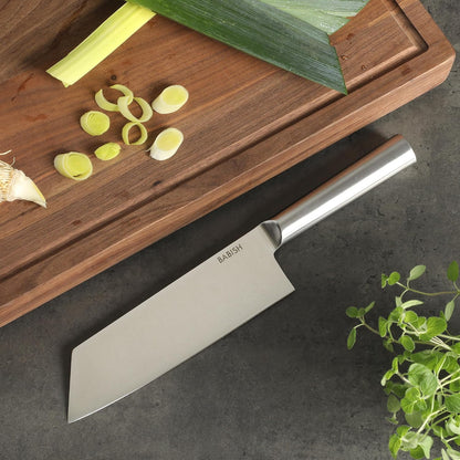 7.5-Inch Clef Knife – High-Carbon 1.4116 German Steel Kitchen Knife, Chef & Cleaver Hybrid for Chopping, Slicing & Prep, Full-Tang, Razor Sharp, Ergonomic Design